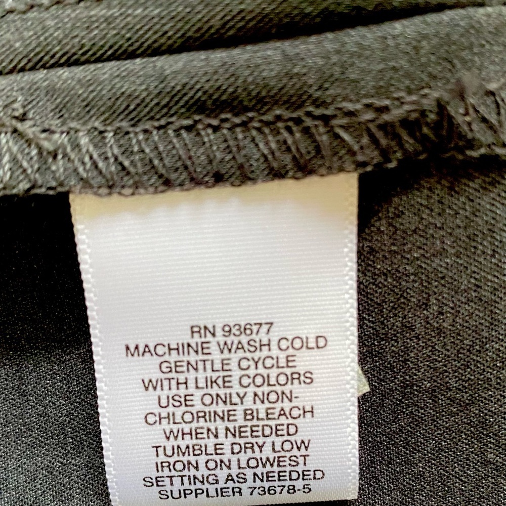 Liz Claiborne Audra Charcoal Gray Trousers Size 16 - Picture 9 of 9
